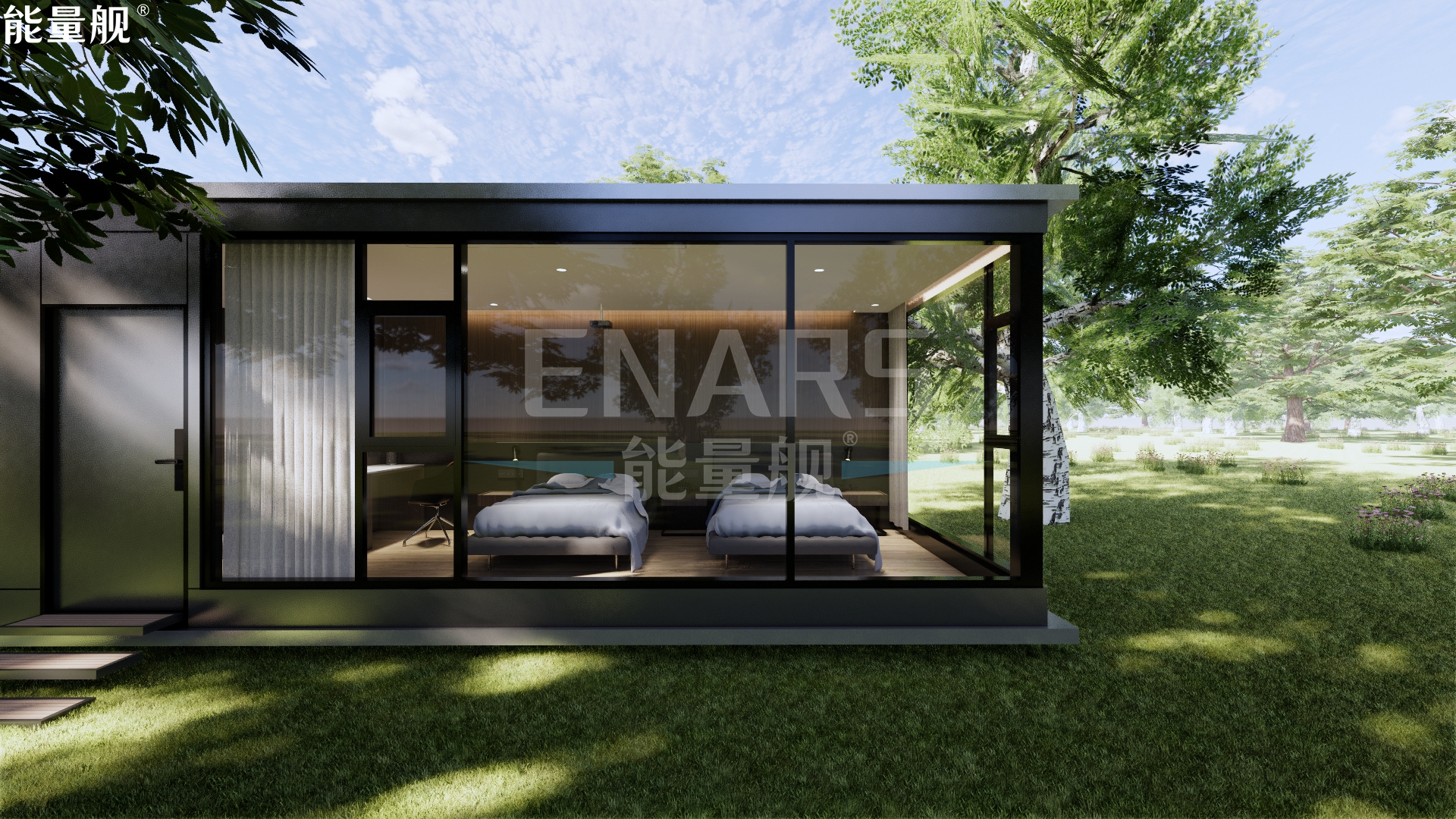 竹影幽居景区网红可移动太空舱房屋能量舰丨国产品牌-9