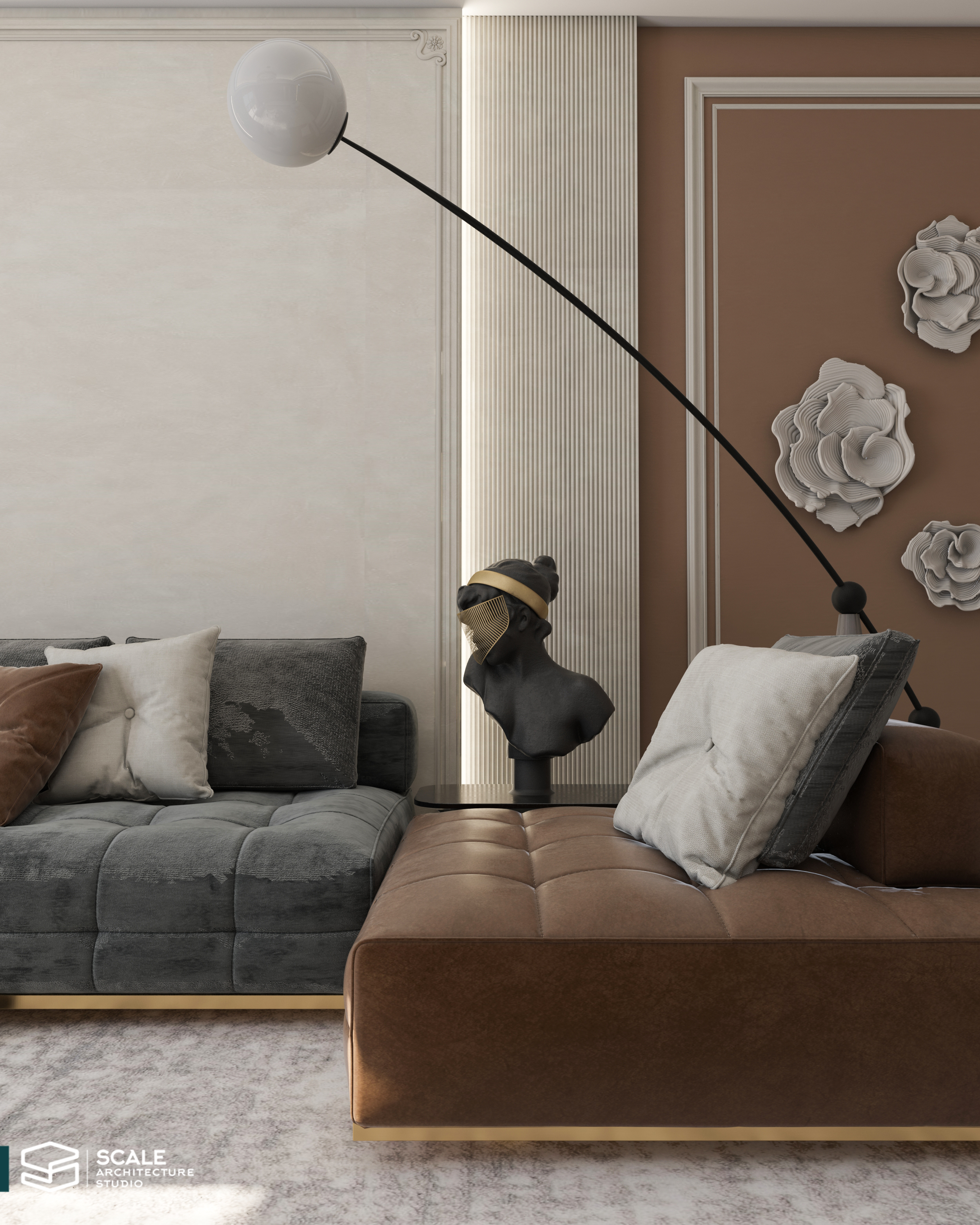 新古典主义居住区域设计丨Scale Architecture studio office-12