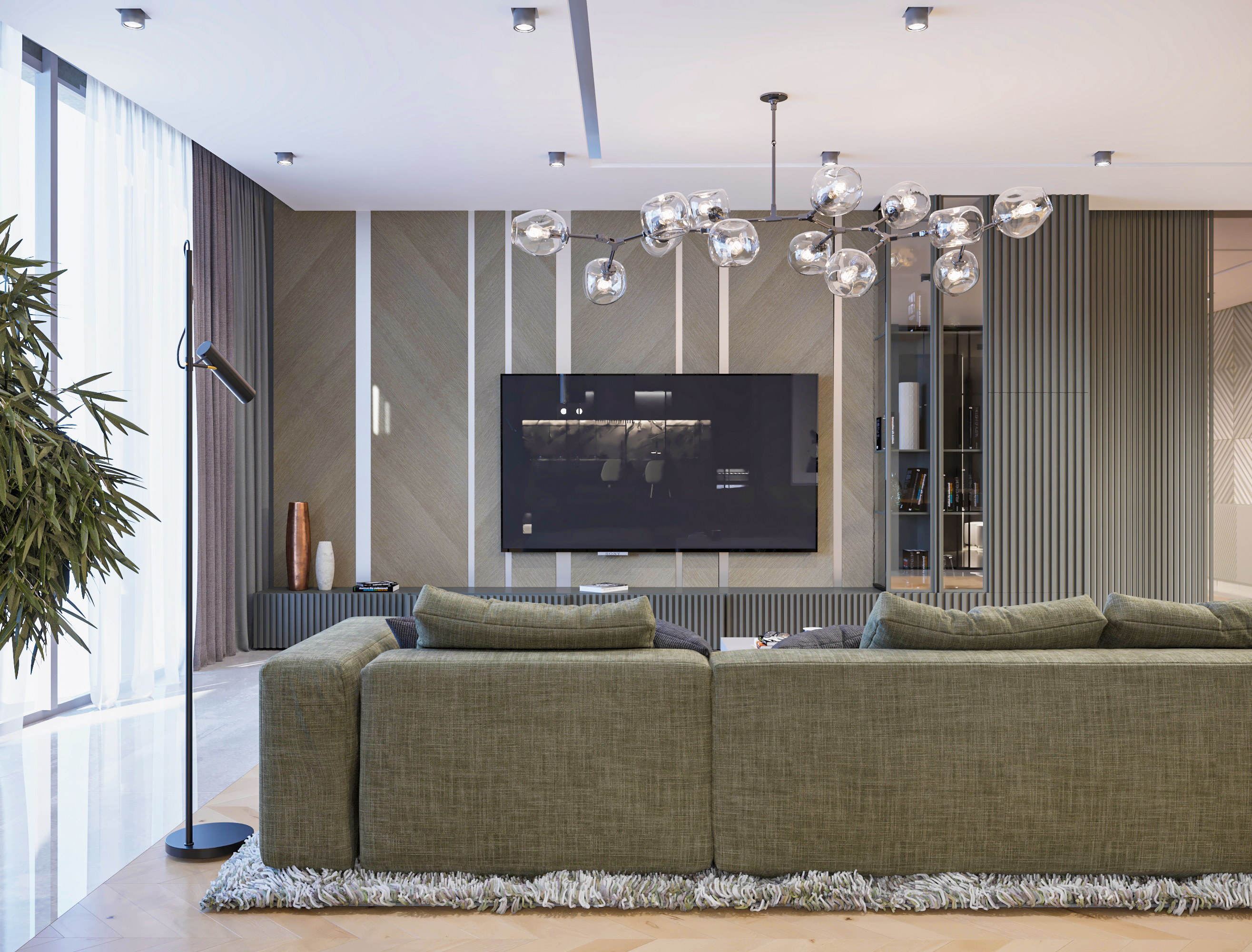 Living room ; Современная гостиная-0