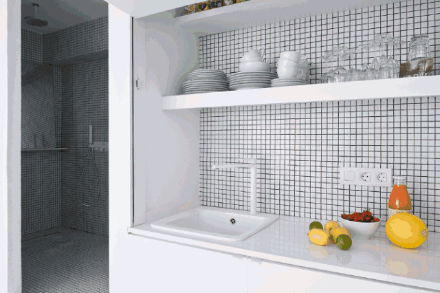 36㎡的纯白色极简小宅设计-29