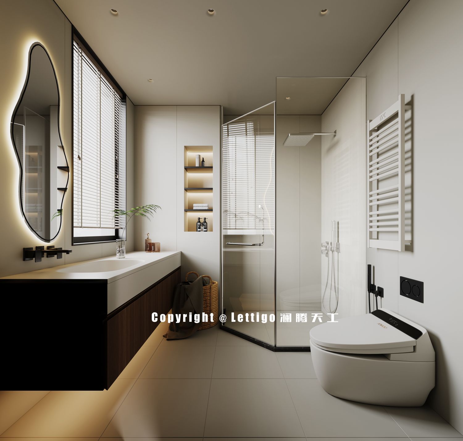 现代法式奶油家装，纯净柔和的高颜值空间-10