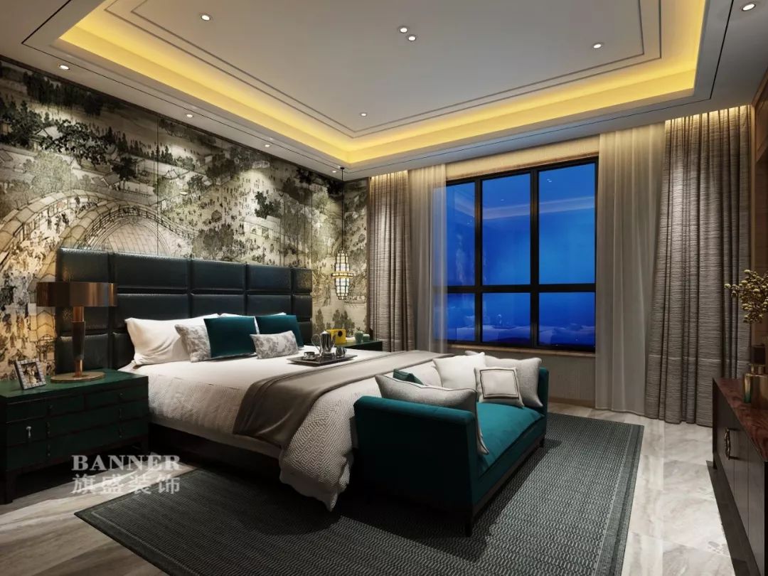 藏山水于室，借自然于形 | 西安绿地简中式家居设计-89