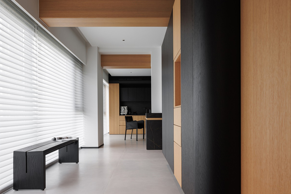 私宅设计:黑白之间,极致简约丨中国成都丨成都宏福樘设计,巴克空间设计-4