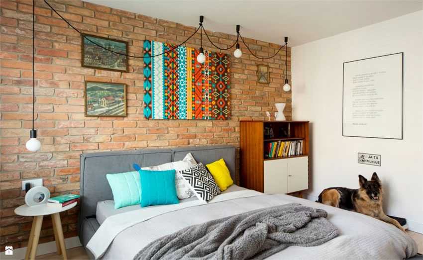 波兰82.5㎡现代简约花砖公寓  WIDAWSCY STUDIO ARCHITEKTURY-12