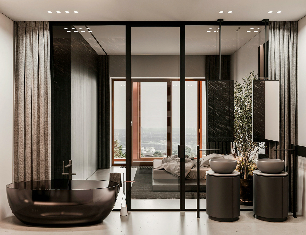 莫斯科简约风住宅设计 超大气！-26