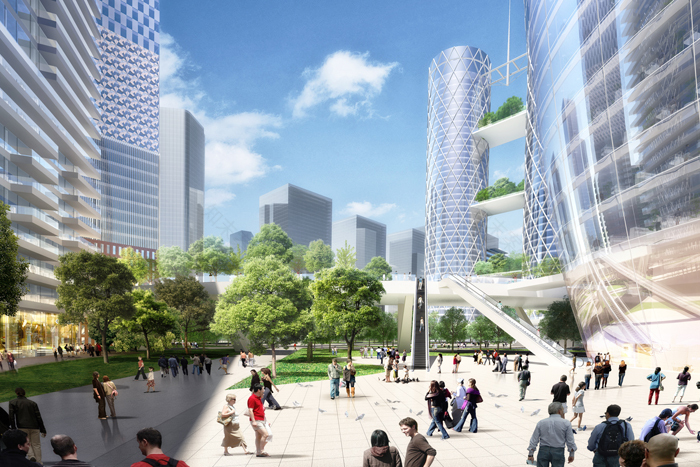 QIANHAI EXCHANGE PLAZA(前海交换广场)丨中国深圳丨Andrea Maffei Architects-3