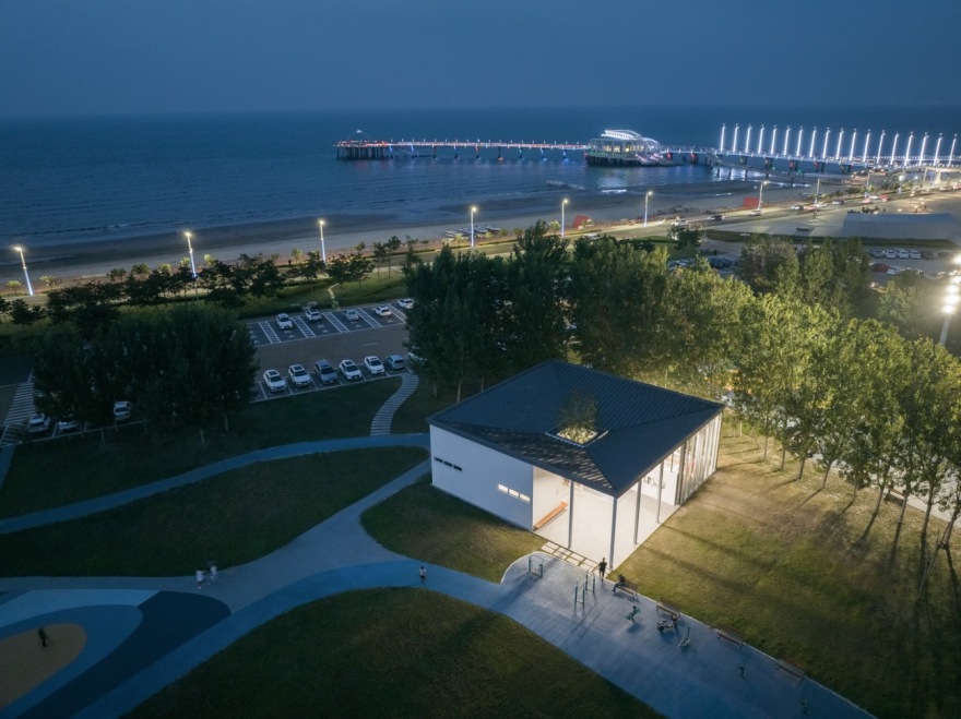 烟台黄金海岸天马栈桥广场更新丨中国烟台丨水石设计-49