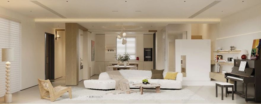 现代原木风世贸铜雀台别墅设计-35