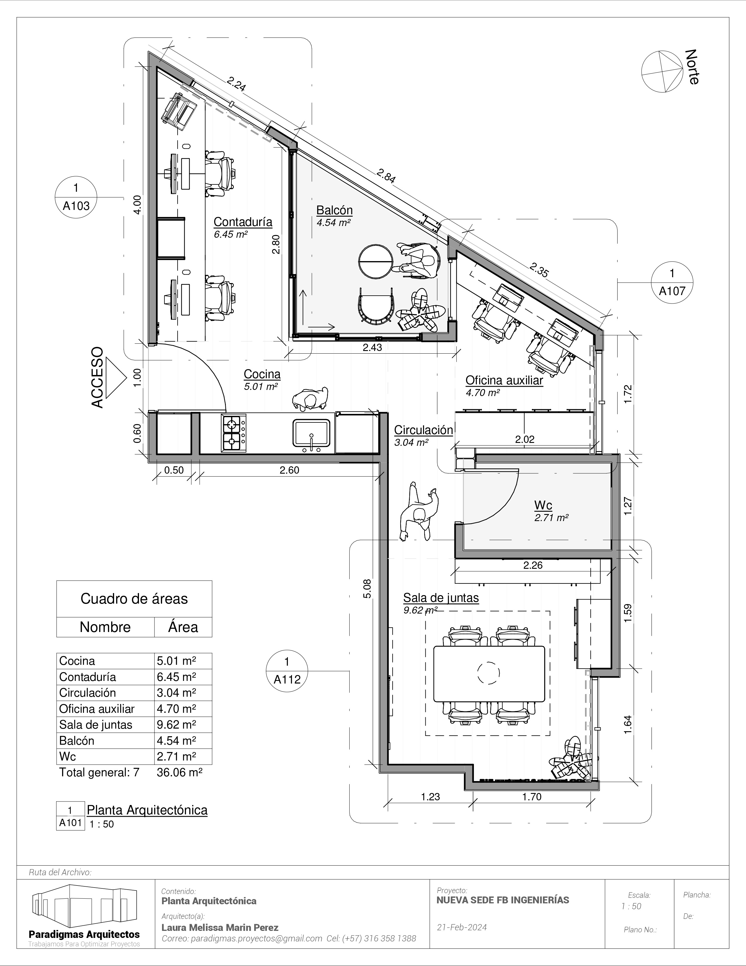 FB 工程与结构公司新总部办公室设计丨哥伦比亚-11