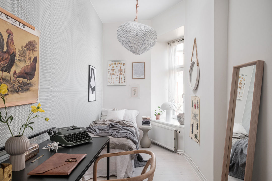 瑞典公寓的砖墙设计-22