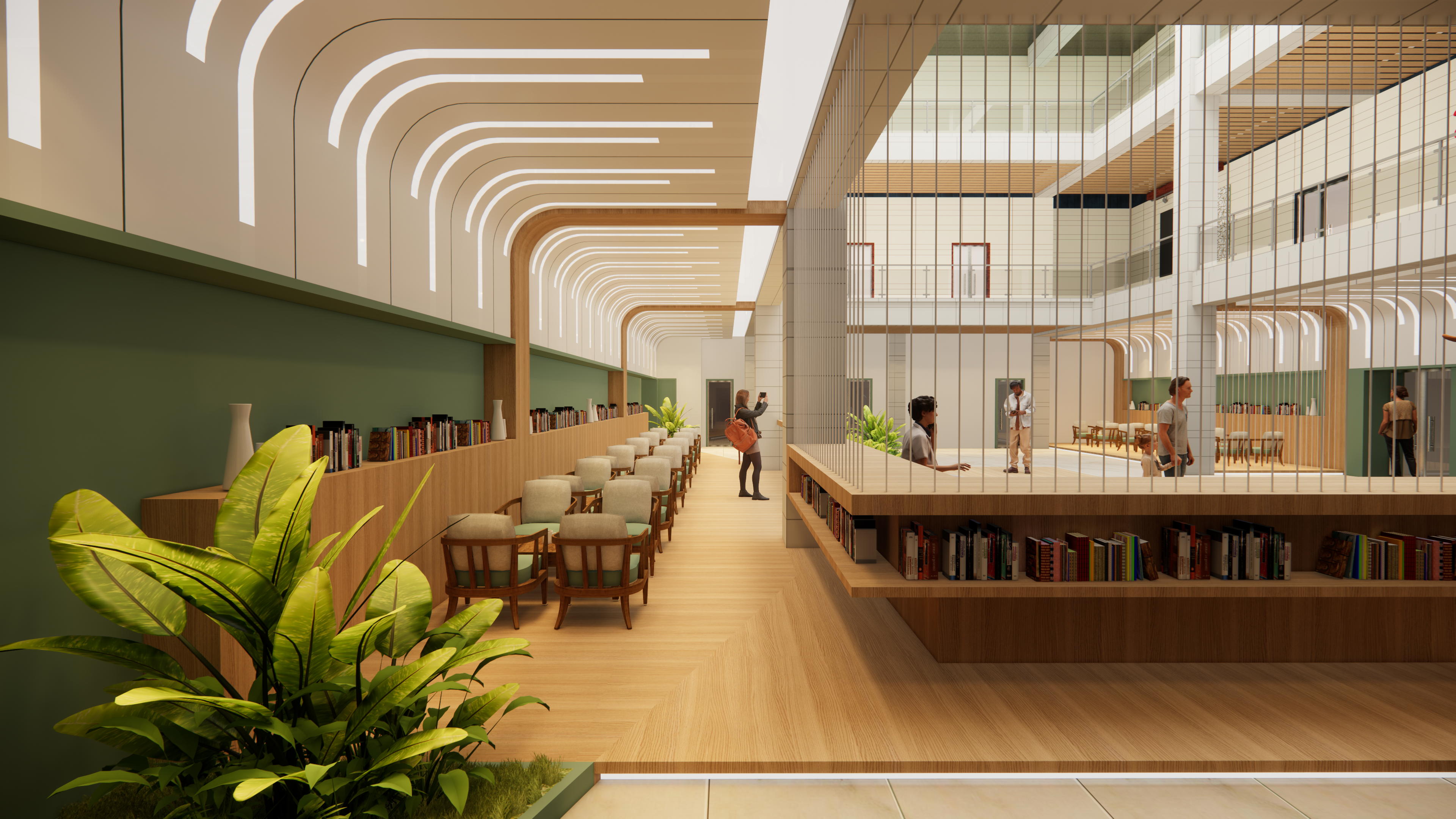 西安思源学院图书馆开放空间概念设计丨中国西安丨Giacomo Liviabella-8