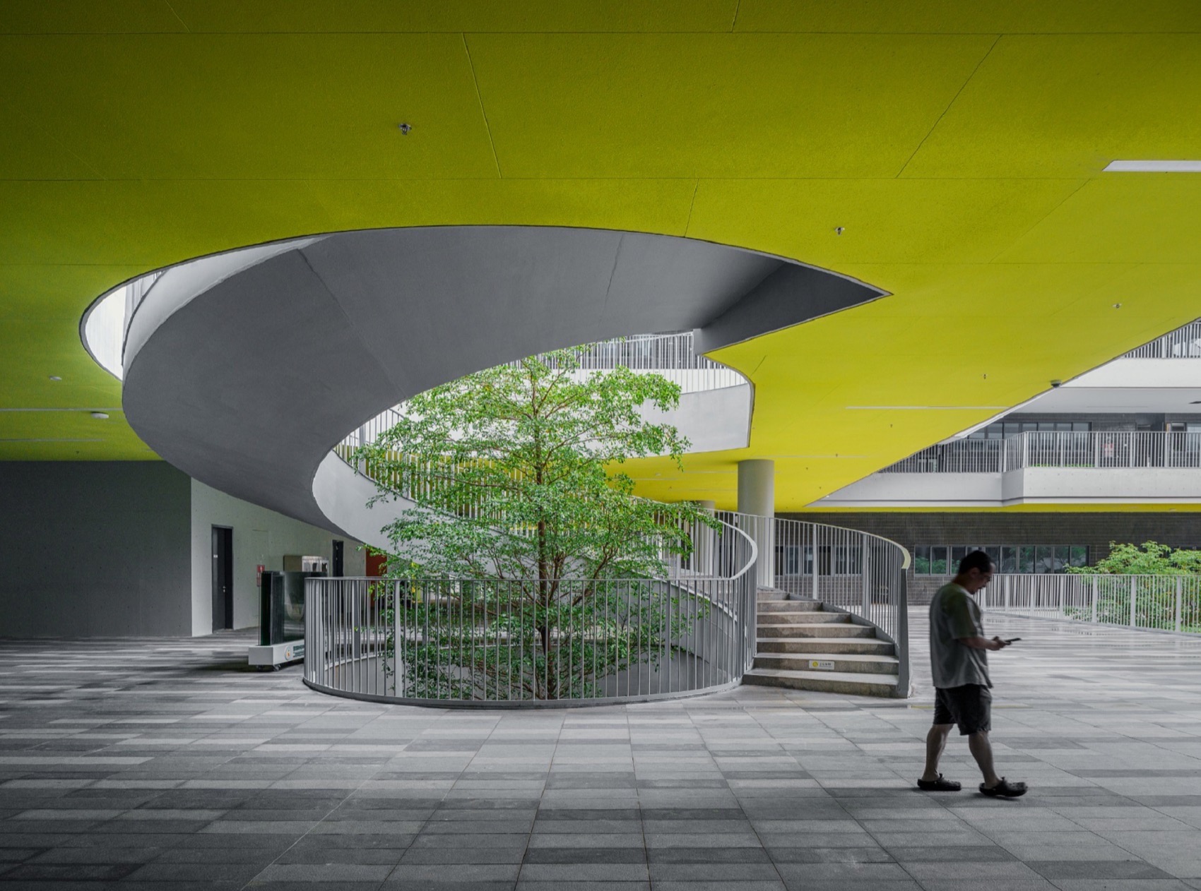 深圳福田绿洲小学丨中国深圳丨悉地国际东西影工作室-78