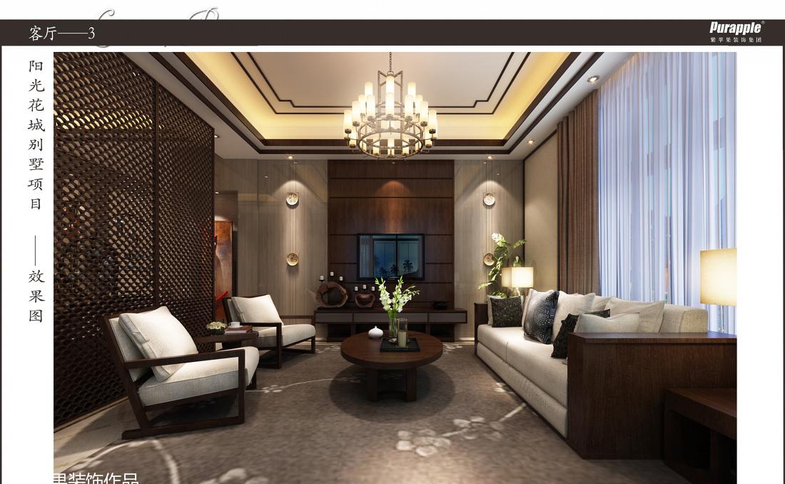 
新中式风格双拼别墅设计 -1