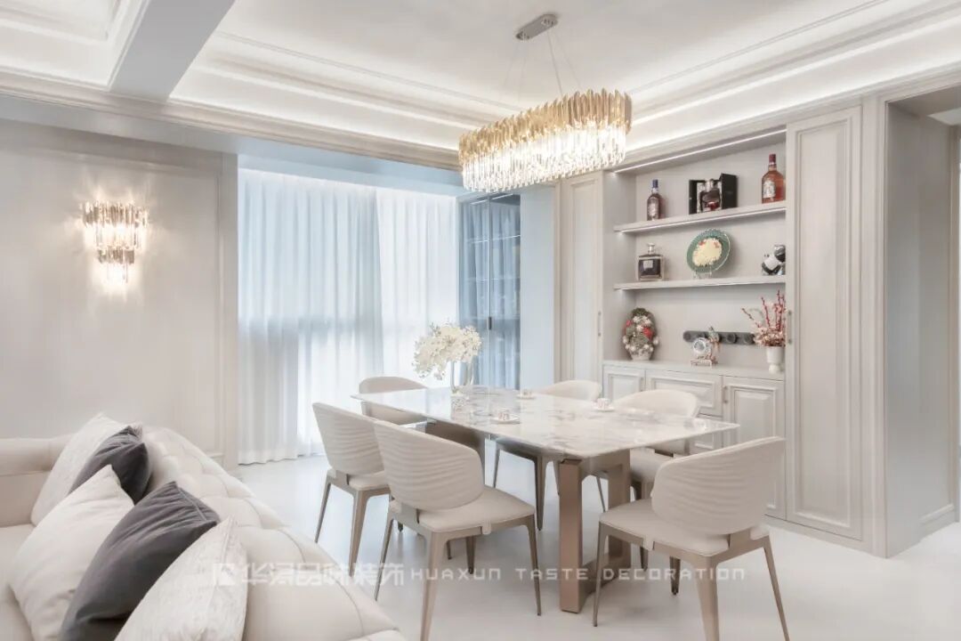 165㎡旧房翻新，老婆坚持装修现代美式风后，收纳多到睡不着！-95