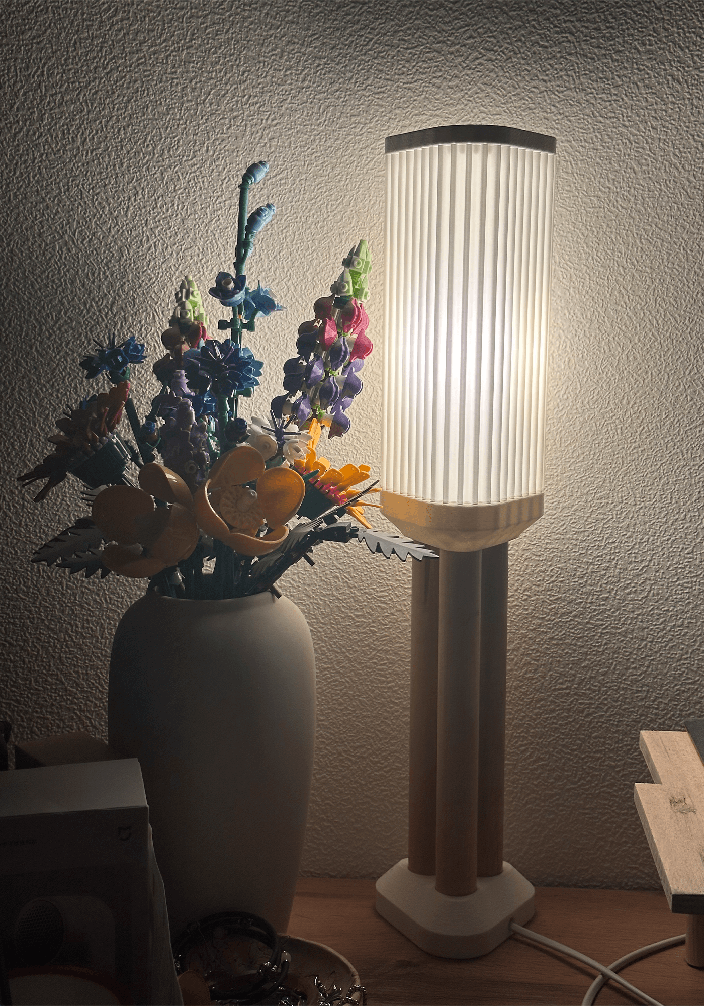 台灯“塔楼”与“云朵”（迷你系列“有脚的”家居装饰照明之一）-4