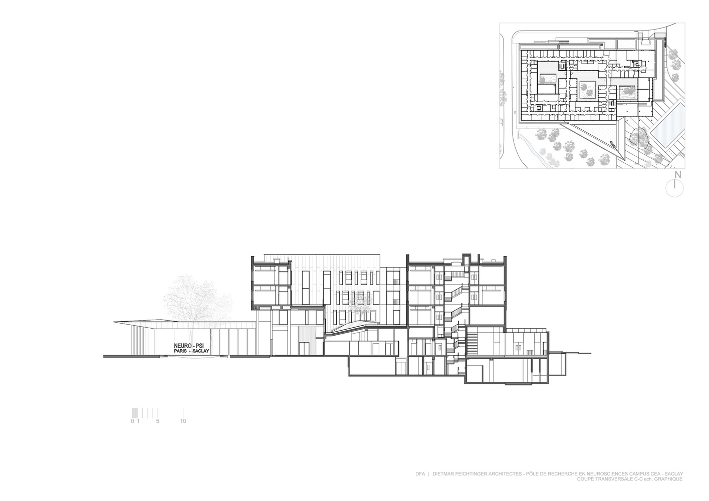 巴黎萨克雷神经科学研究所丨法国巴黎丨Dietmar Feichtinger Architectes-68