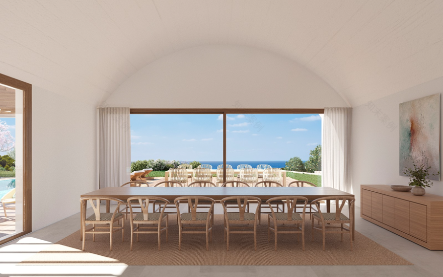 18 位建筑大师的伊维萨岛私人别墅设计,自然融入奢华-79