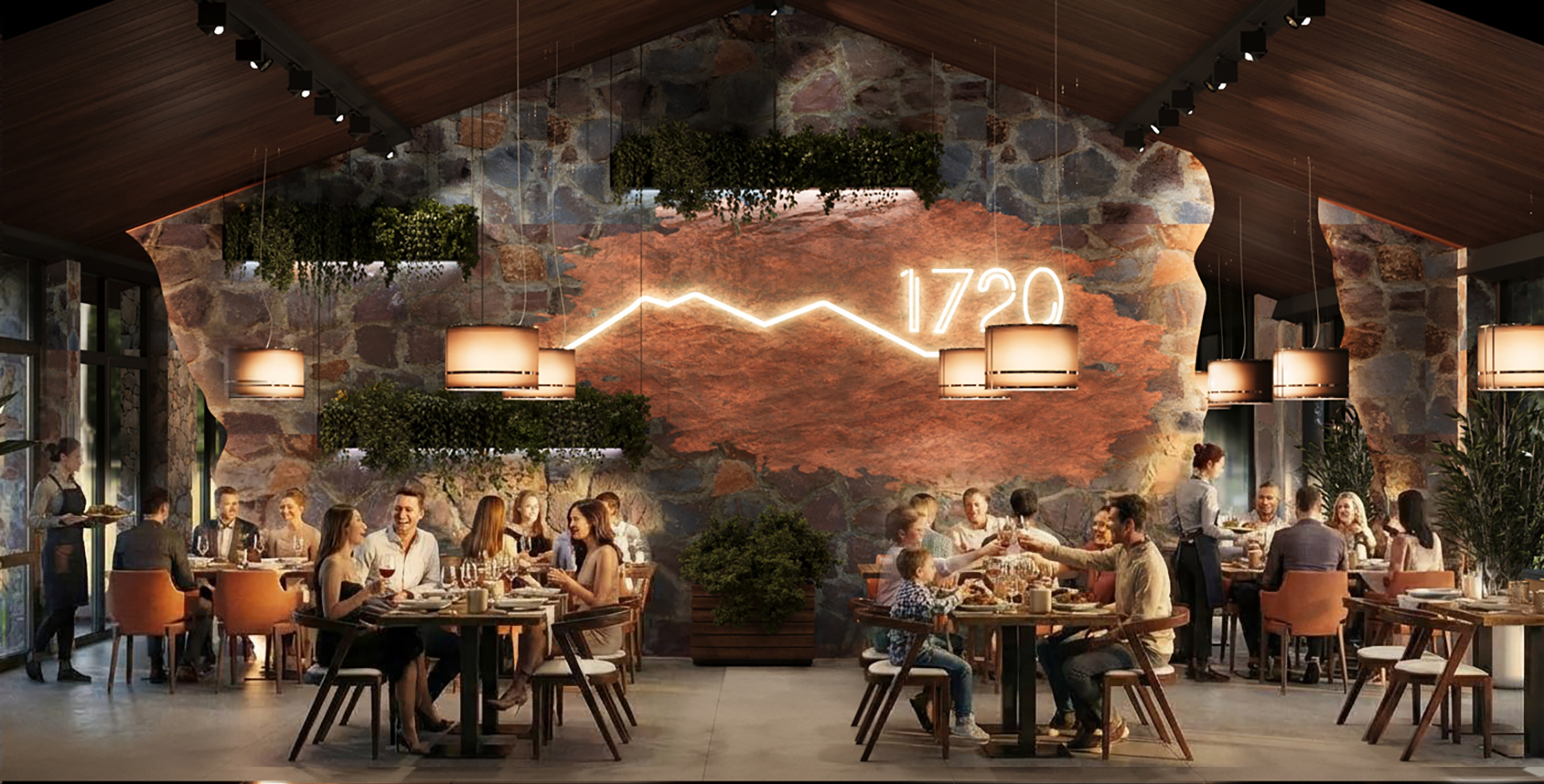 Restaurant Interior Design in Akhalkalaki, Georgia-0