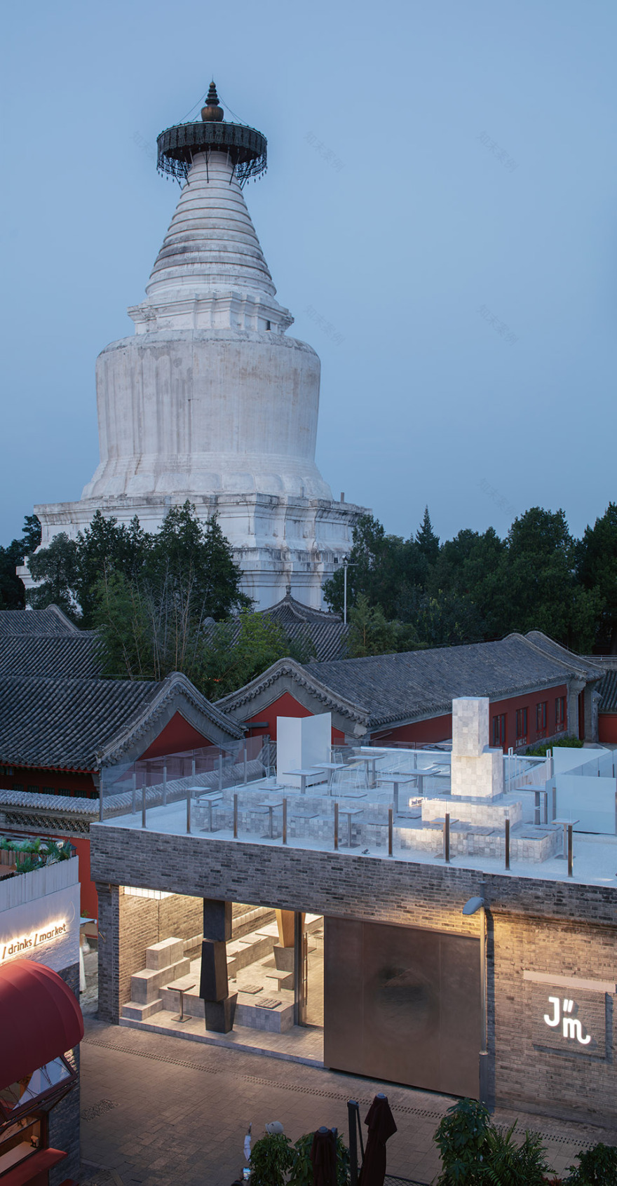 JM Cafe 白塔寺店丨中国北京丨B.L.U.E.建筑设计事务所-45