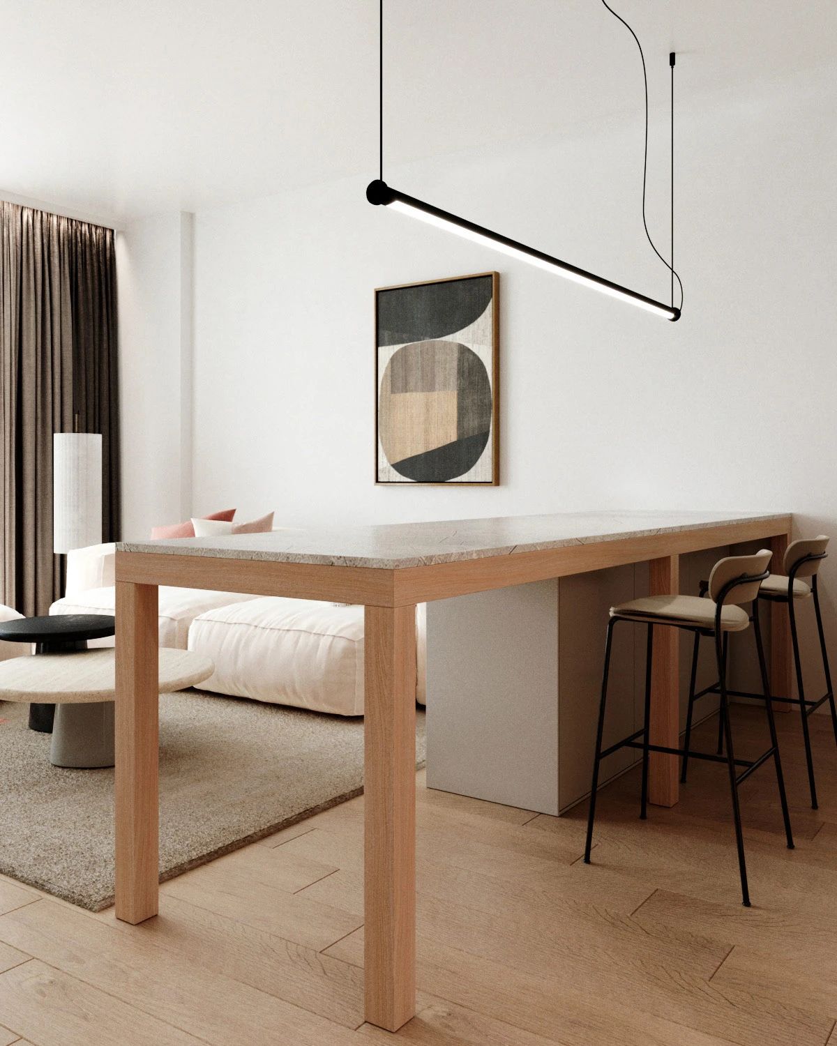 色彩碰撞的个性住宅设计-27