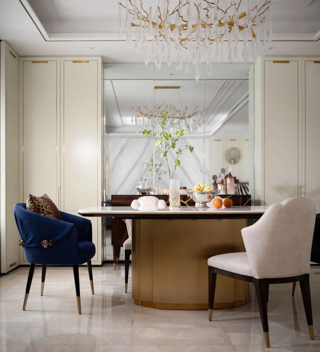 现代复古摩登的别墅丨申远空间设计-19