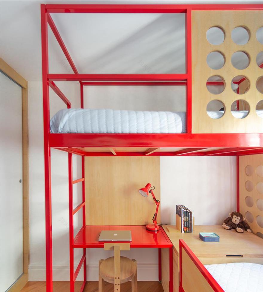 巴西轻奢公寓,书香世家的舒适空间-9