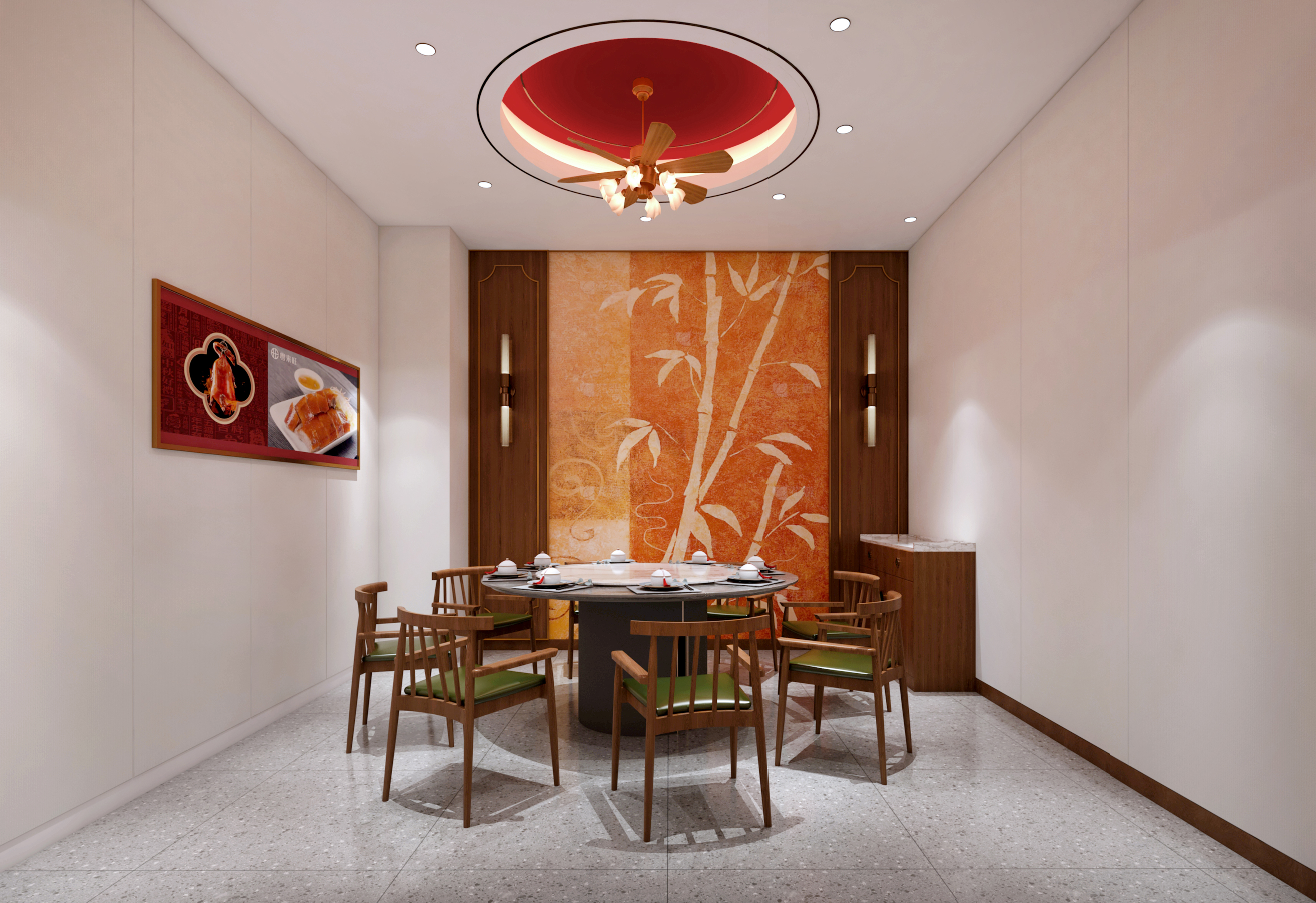粤菜饭店室内设计项目-23