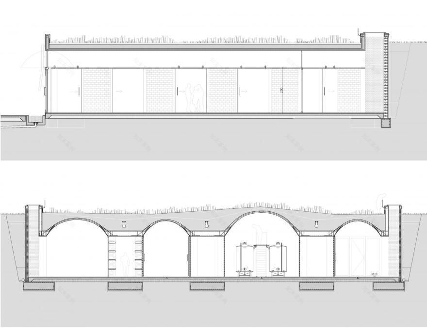 地缘酒庄 | 融入土地的工业风酒窖设计-16