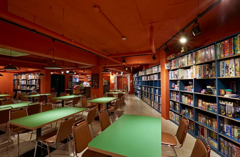 四十平米小空间 大胆用色玩转视觉游戏-4