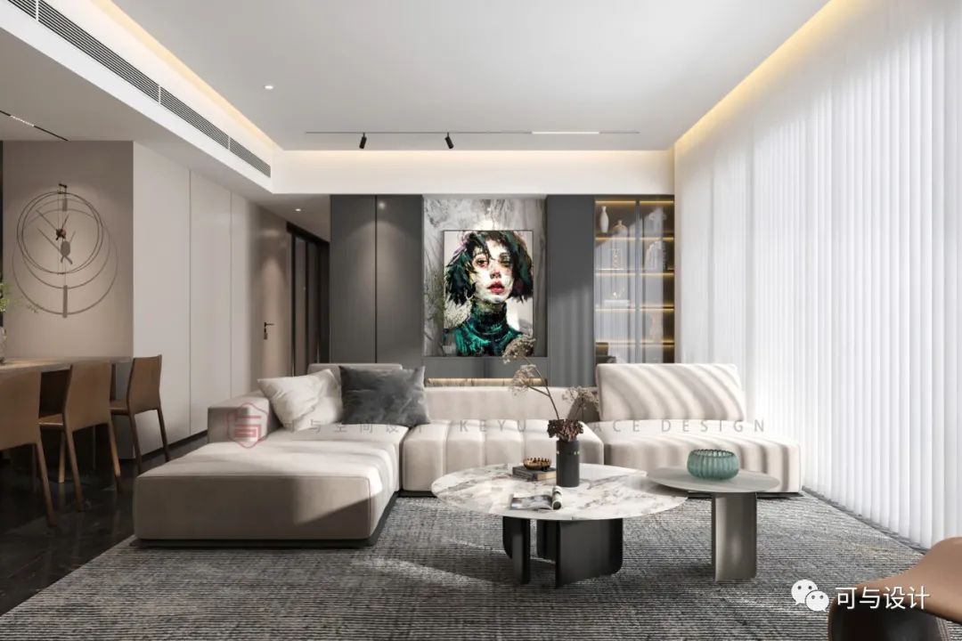 麓湖 200㎡精装房现代风改造丨中国成都丨可与设计-44