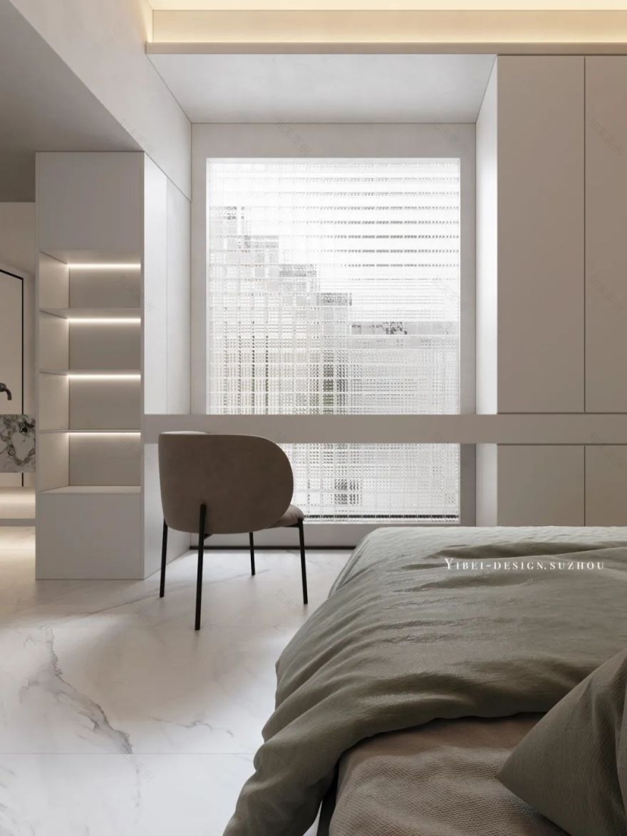 黑白奢石,打造现代都市家居之美丨中国苏州丨YIBEI DESIGN-22