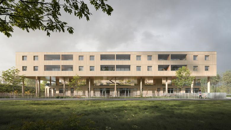 Christ.Christ. associated architects丨Wohnbau und Kindertagesstätte Erbenheim-Süd丨德国-0