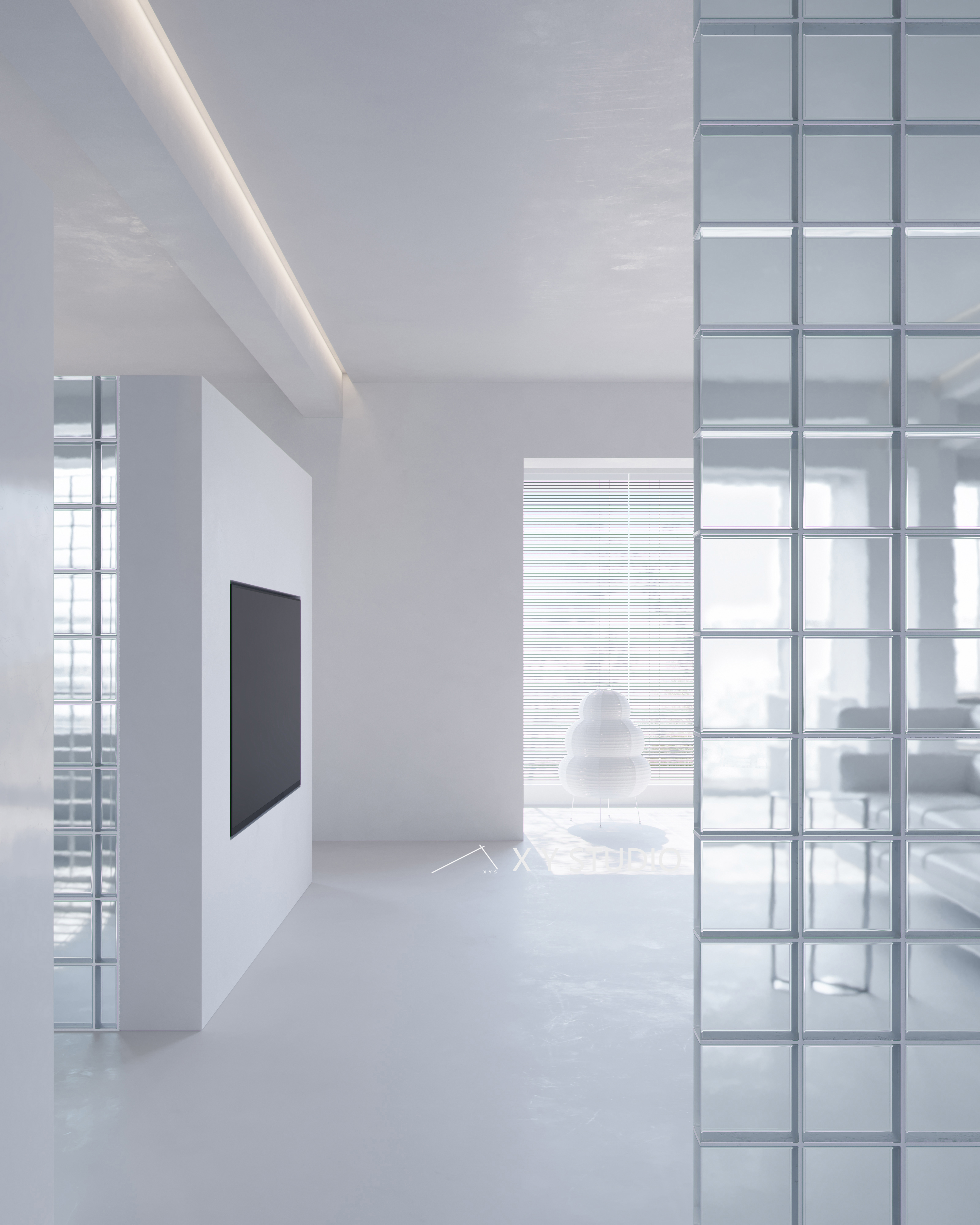 纯白梦境 · 3DMAX CORONA 的极简设计魅力-10