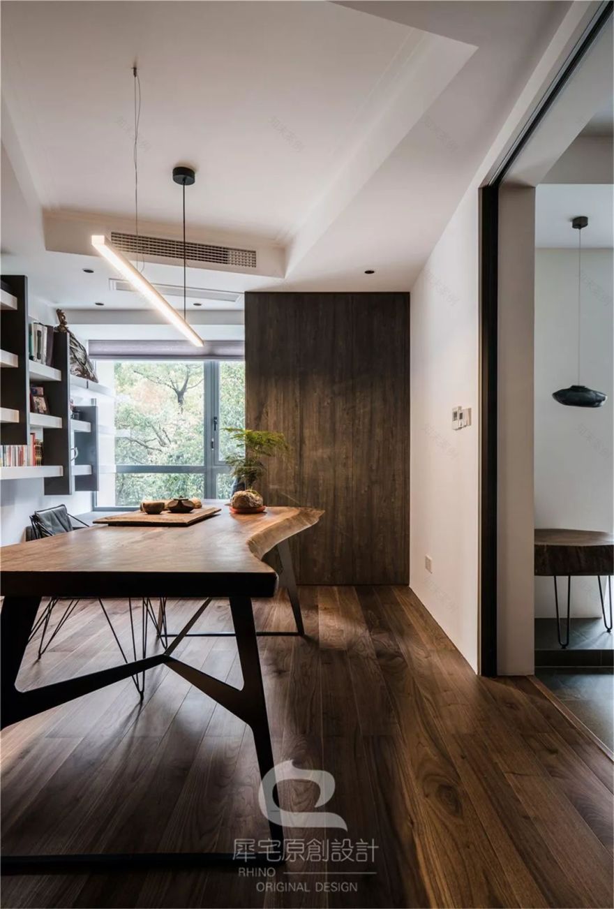 157㎡台式简约风,这书房太赞了! 犀宅原创设计-19