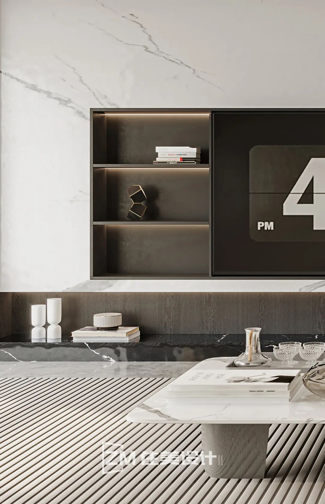 初沐 · 意式极简的梅溪华府住宅设计丨中国长沙丨住美设计-30