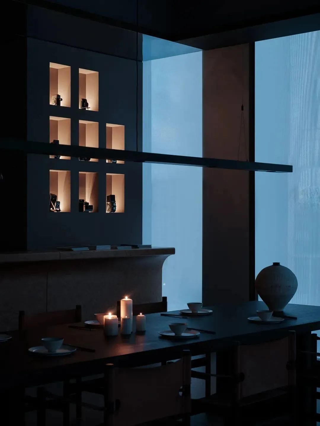 500㎡几何艺术城市客厅设计丨FEN DESIGN张奇峰室内设计事务所-22