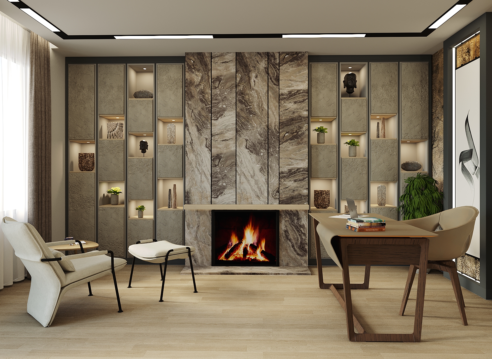 E.N. WORKING ROOM DESIGN HOUSE PROJECT (ALTERNATİF 2)-4