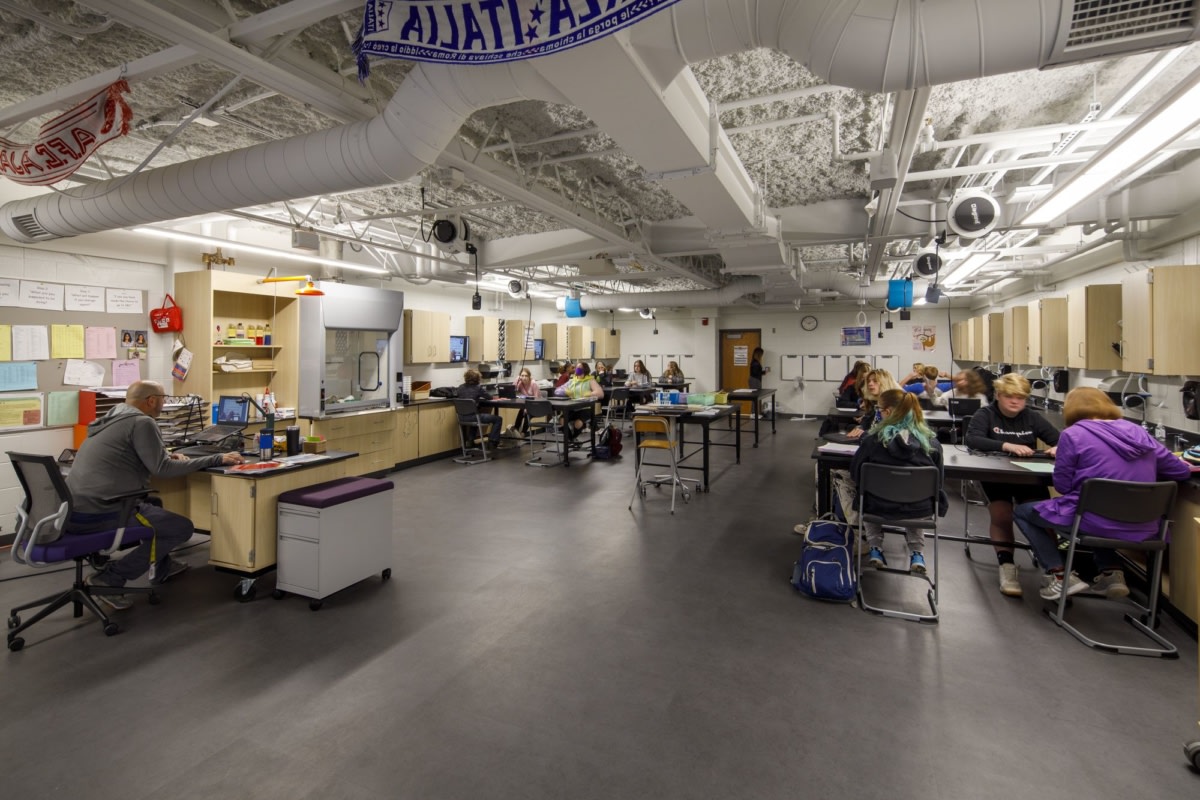 绿湾高中 CTE 翻新项目丨美国格林维尔丨GMB Architecture + Engineering-13