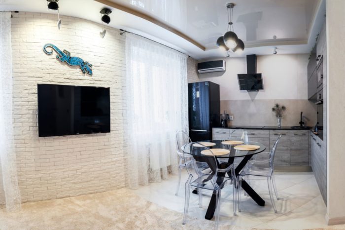 厨房与客厅一体化设计案例-123