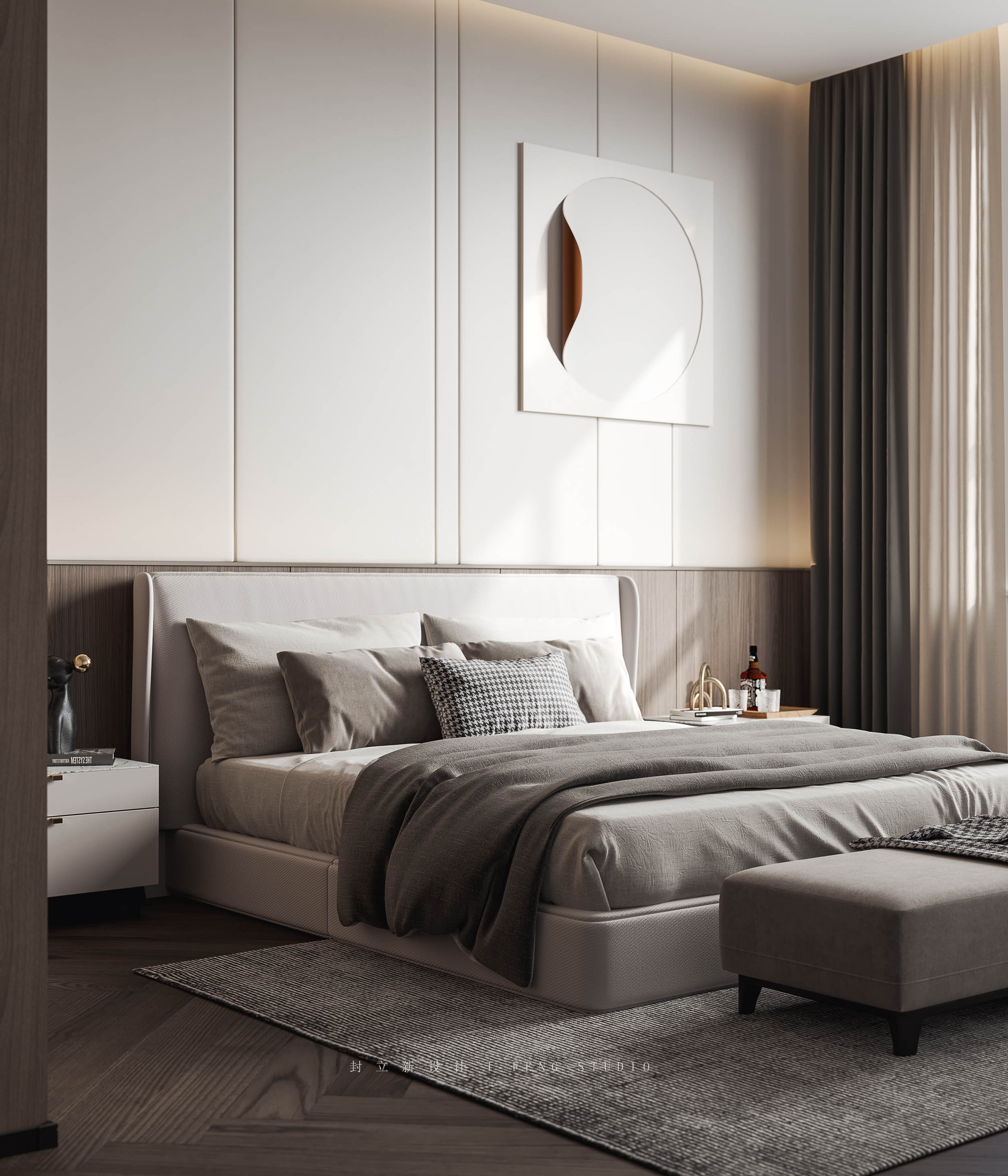 现代平层设计，光影韵律的优雅呈现-2