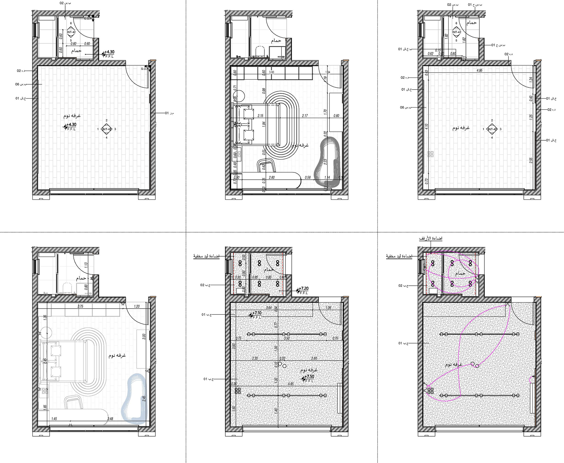 A·A 现代别墅室内设计丨沙特阿拉伯丨Bariq Consultants-52