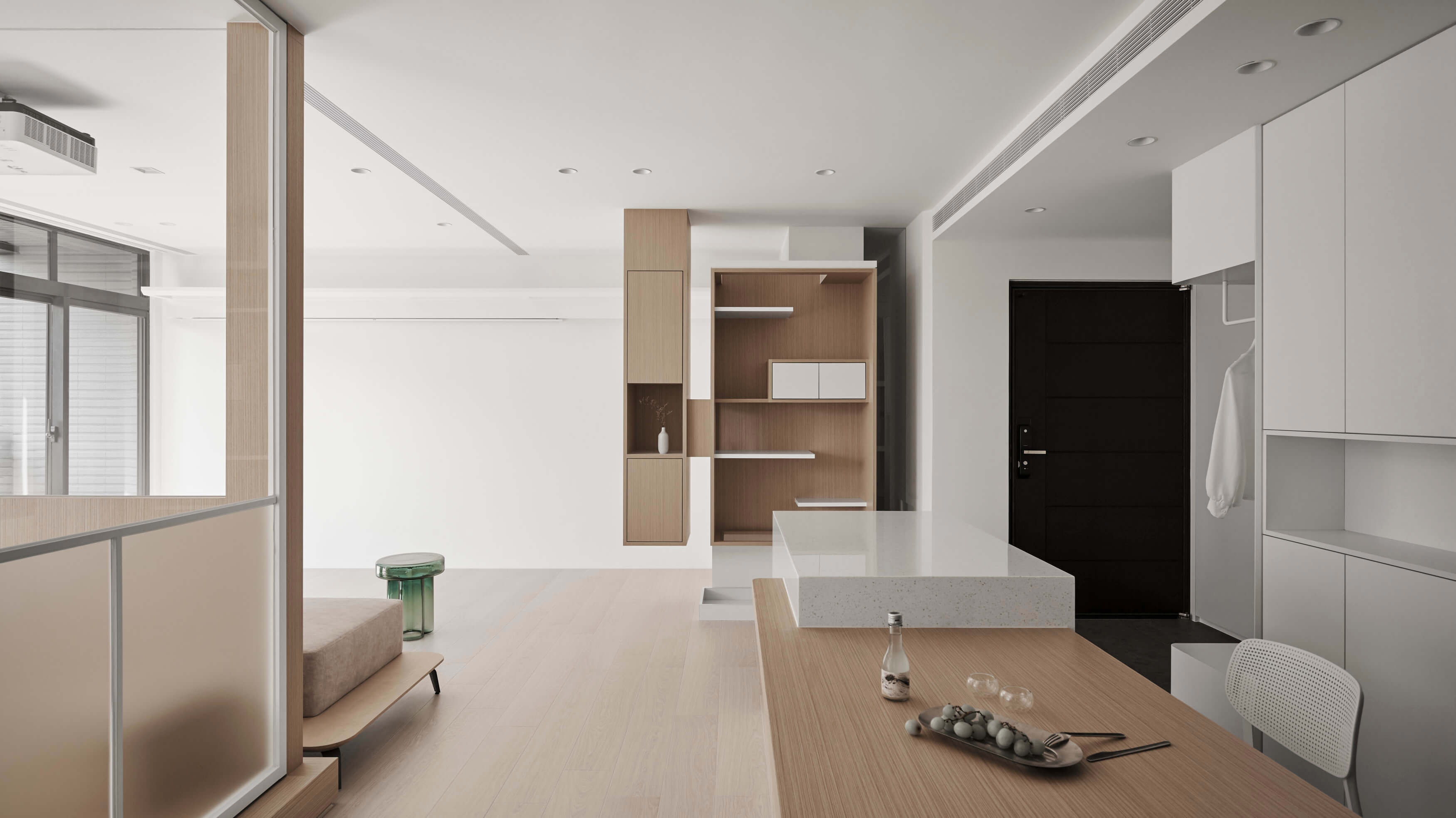 缭绕时时 通透开放的家丨寓子设计-12