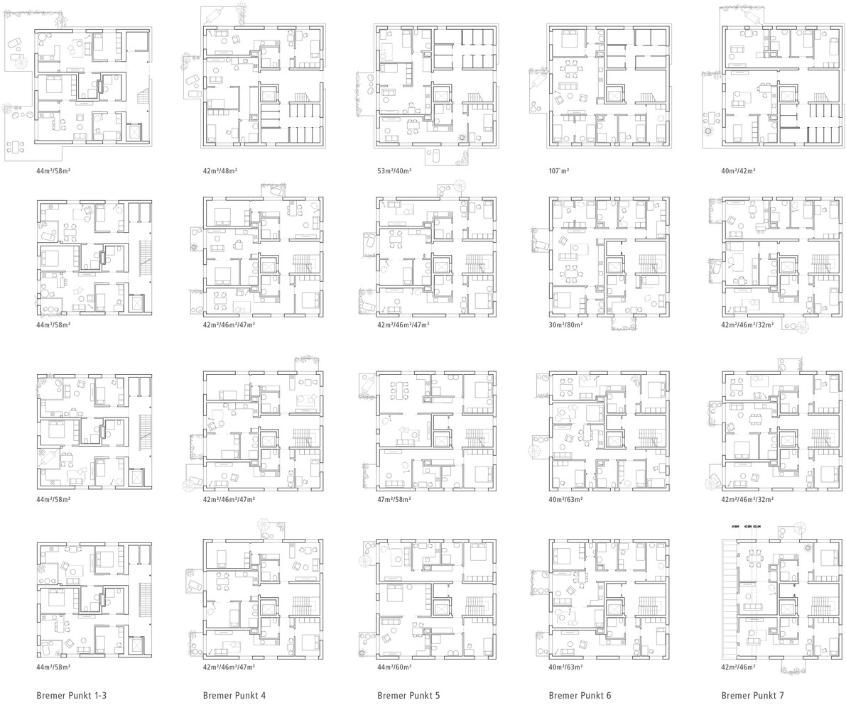 不来梅立方体 · 模块化预制木材系统实现多样化住房组合-96