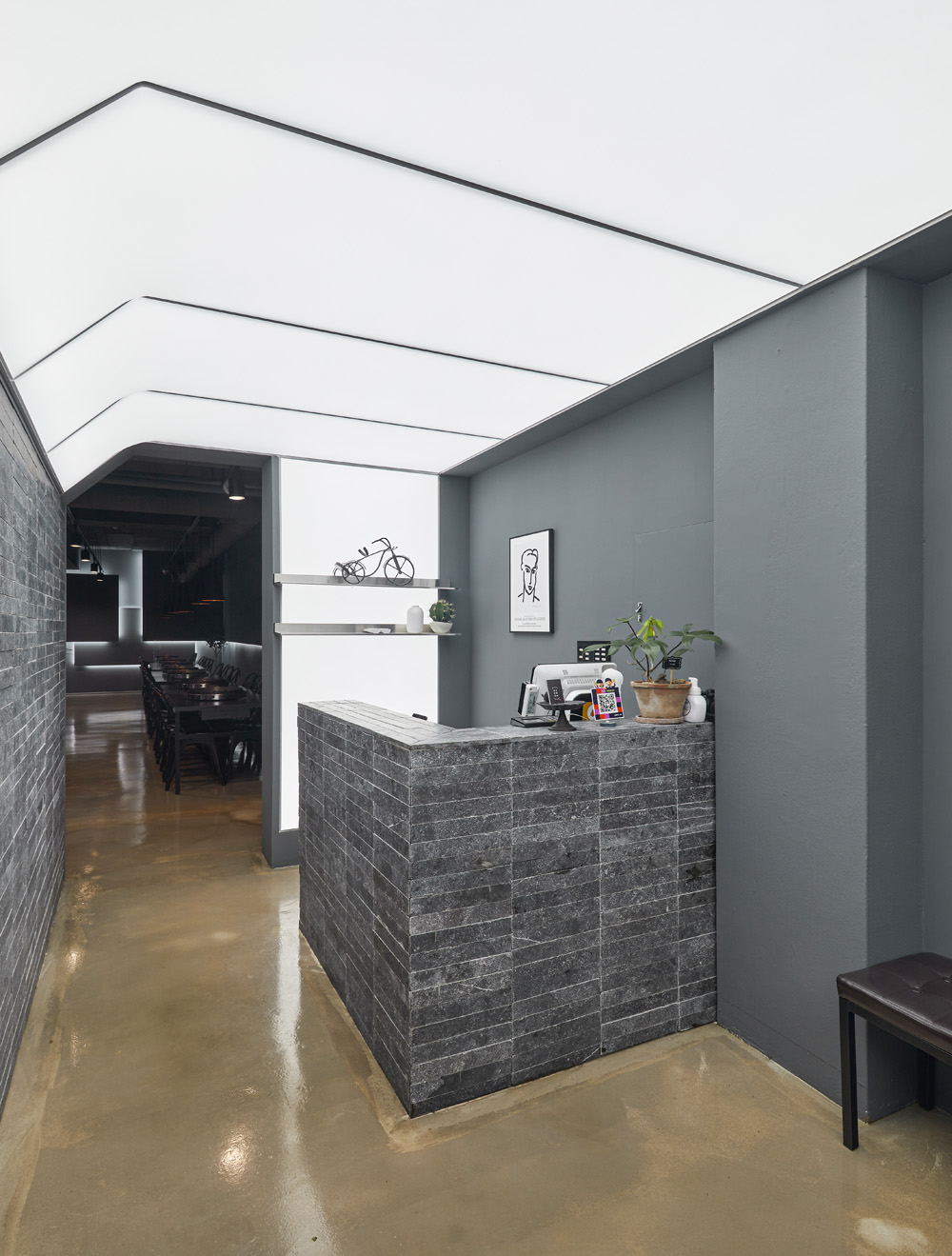 36 坪江南时尚鸡排店 现代高级氛围设计鉴赏-10