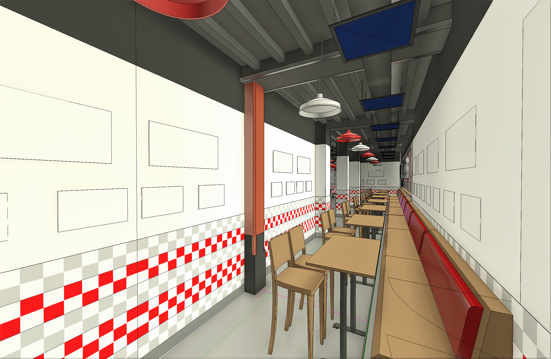 Five Guys | George Street Sydney | Restaurant Design-64