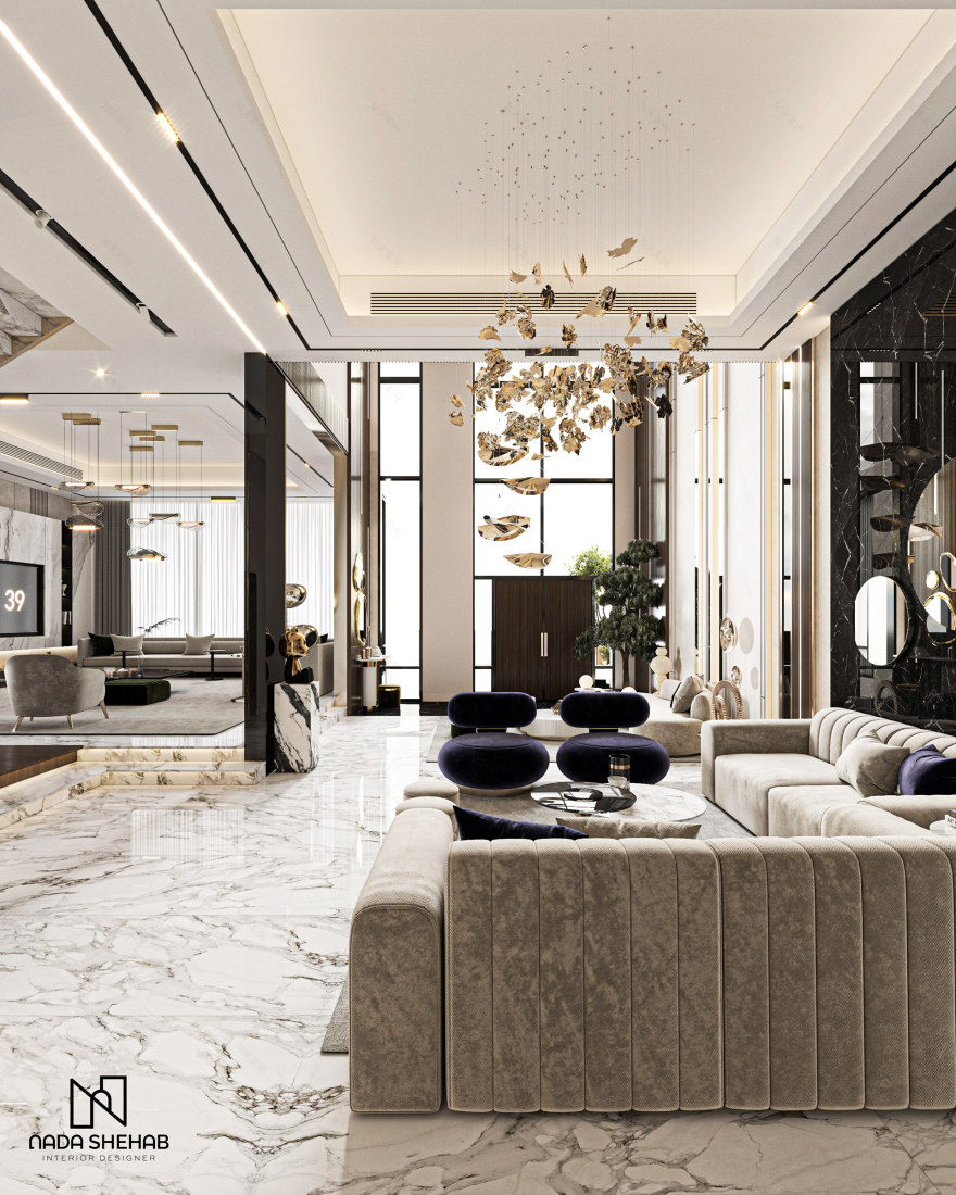 两层高接待别墅丨阿联酋迪拜-16