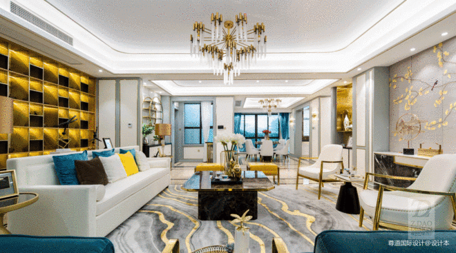 淮南·华城舜山名邸三居装修案例丨中国淮南丨合肥尊道国际设计-16