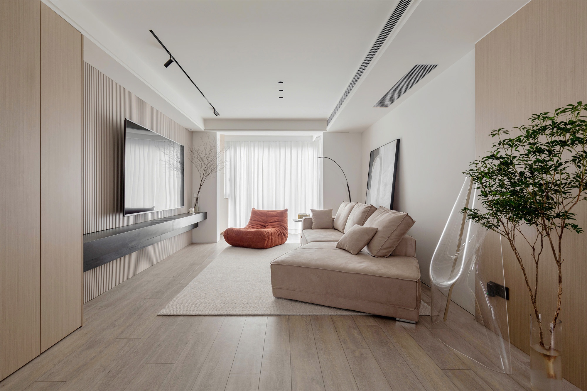 居乙风 · 极简高级感两房设计丨拾派设计-7