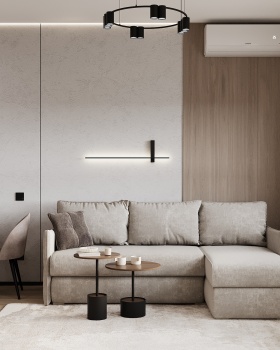 Apartment in Beige Tones | 3D Interior Visualization