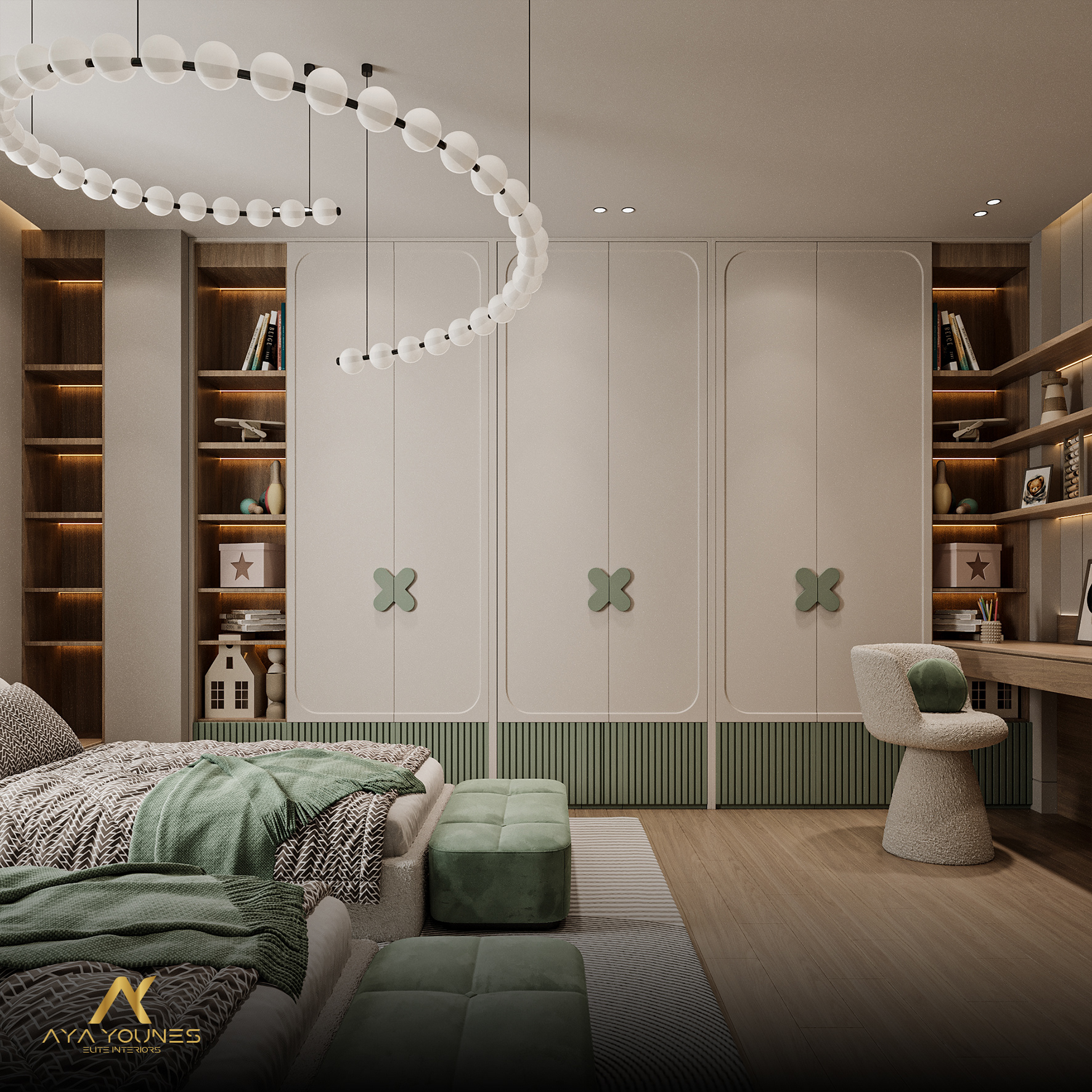 儿童主卧室丨埃及丨Sera Studio-6